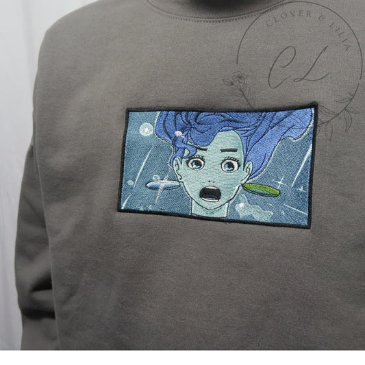 DDD02| Embroidered Anime Sweatshirt | Embroidered Anime Shirt | Anime Lover Sweatshirt | Gift For Her | Gift For Him |
