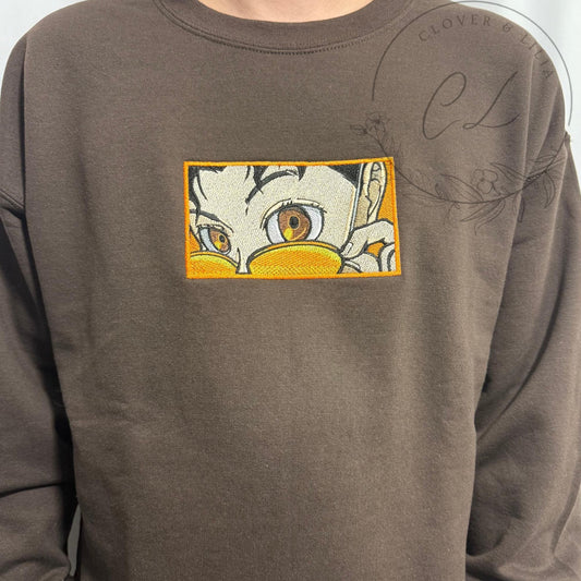 DDD04| Embroidered Anime Sweatshirt | Embroidered Anime Shirt | Anime Lover Sweatshirt | Gift For Her | Gift For Him |