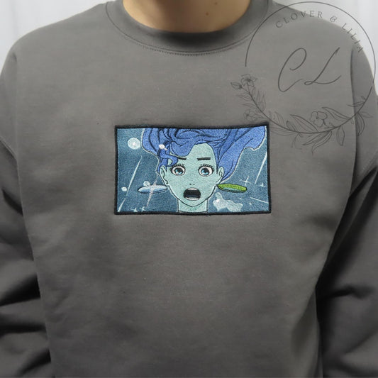 DDD02| Embroidered Anime Sweatshirt | Embroidered Anime Shirt | Anime Lover Sweatshirt | Gift For Her | Gift For Him |