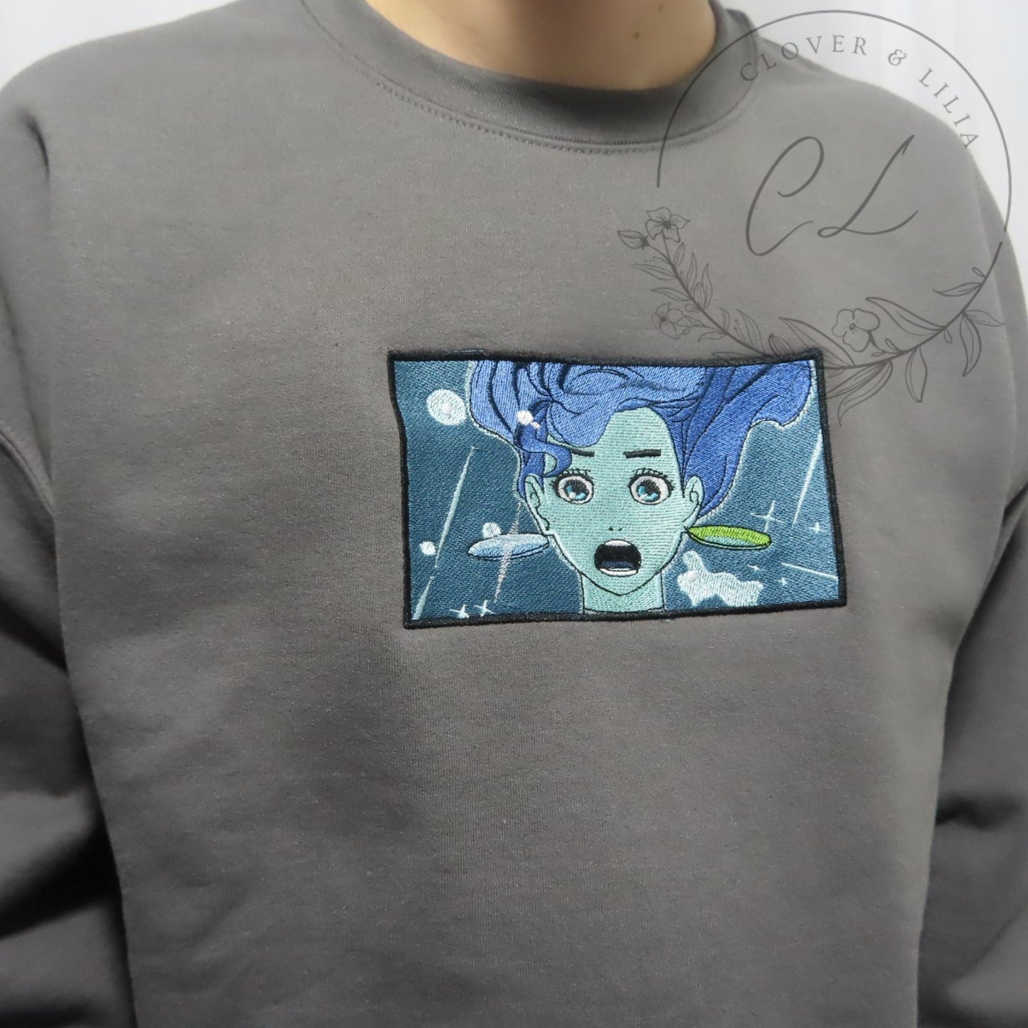 DDD02| Embroidered Anime Sweatshirt | Embroidered Anime Shirt | Anime Lover Sweatshirt | Gift For Her | Gift For Him |
