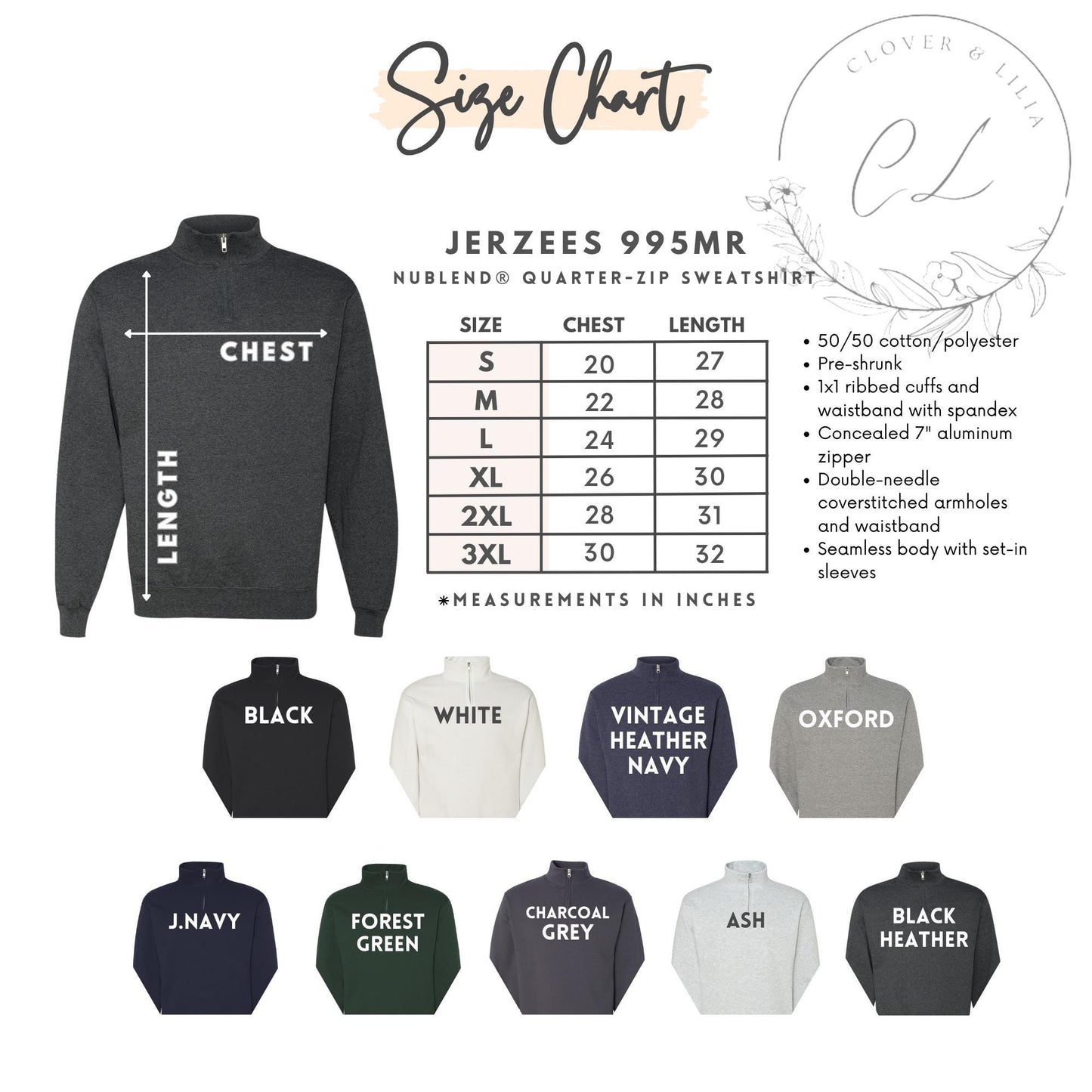 CUST01| Custom Embroidered Quarter Zip Sweatshirt | Embroidered Quarter Zip | Custom Teacher Embroidered Quarter Zip | Gift for Teachers |