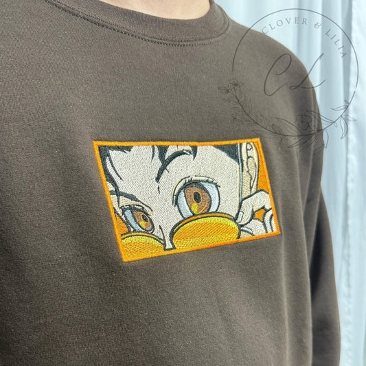 DDD04| Embroidered Anime Sweatshirt | Embroidered Anime Shirt | Anime Lover Sweatshirt | Gift For Her | Gift For Him |