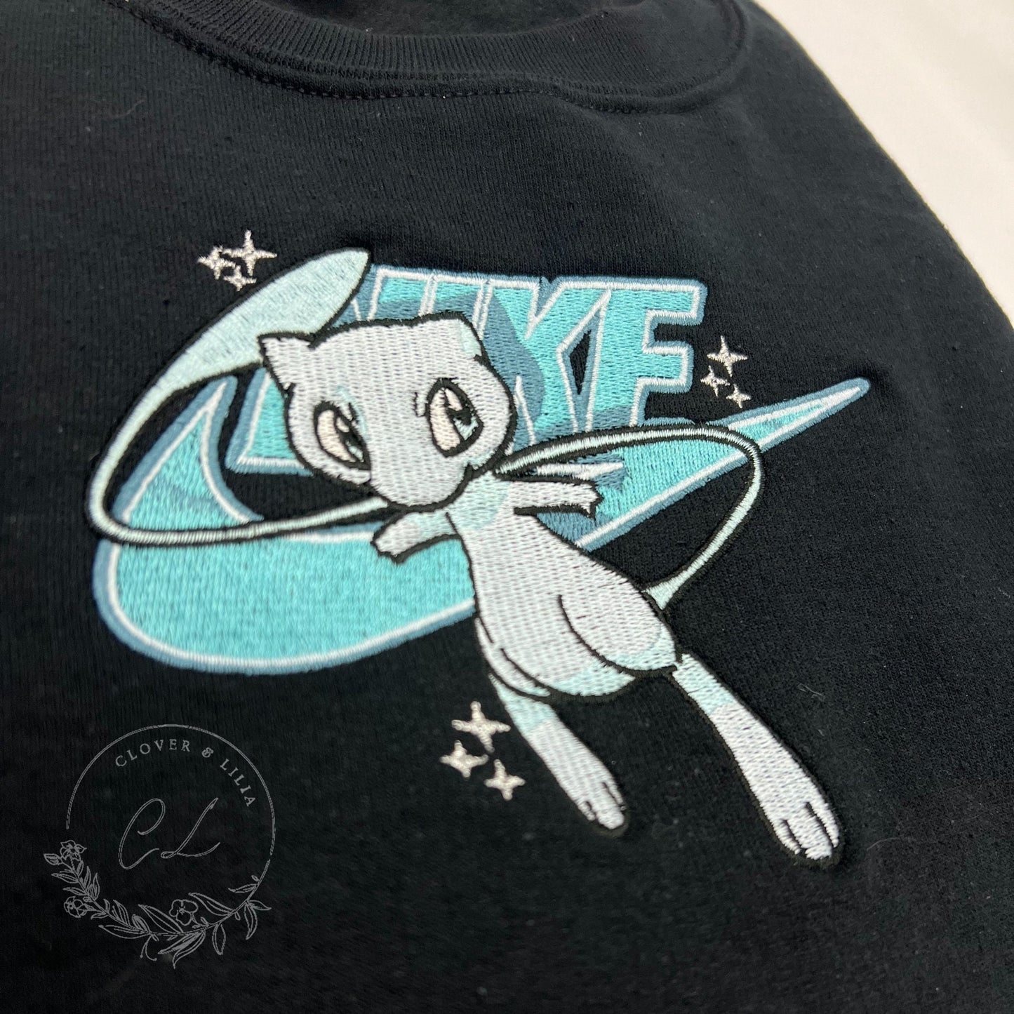 PM05 | Couples Embroidered Anime Sweatshirt | Embroidered Anime Sweatshirt | His and Hers Sweatshirt | Them and Theirs Sweatshirt |