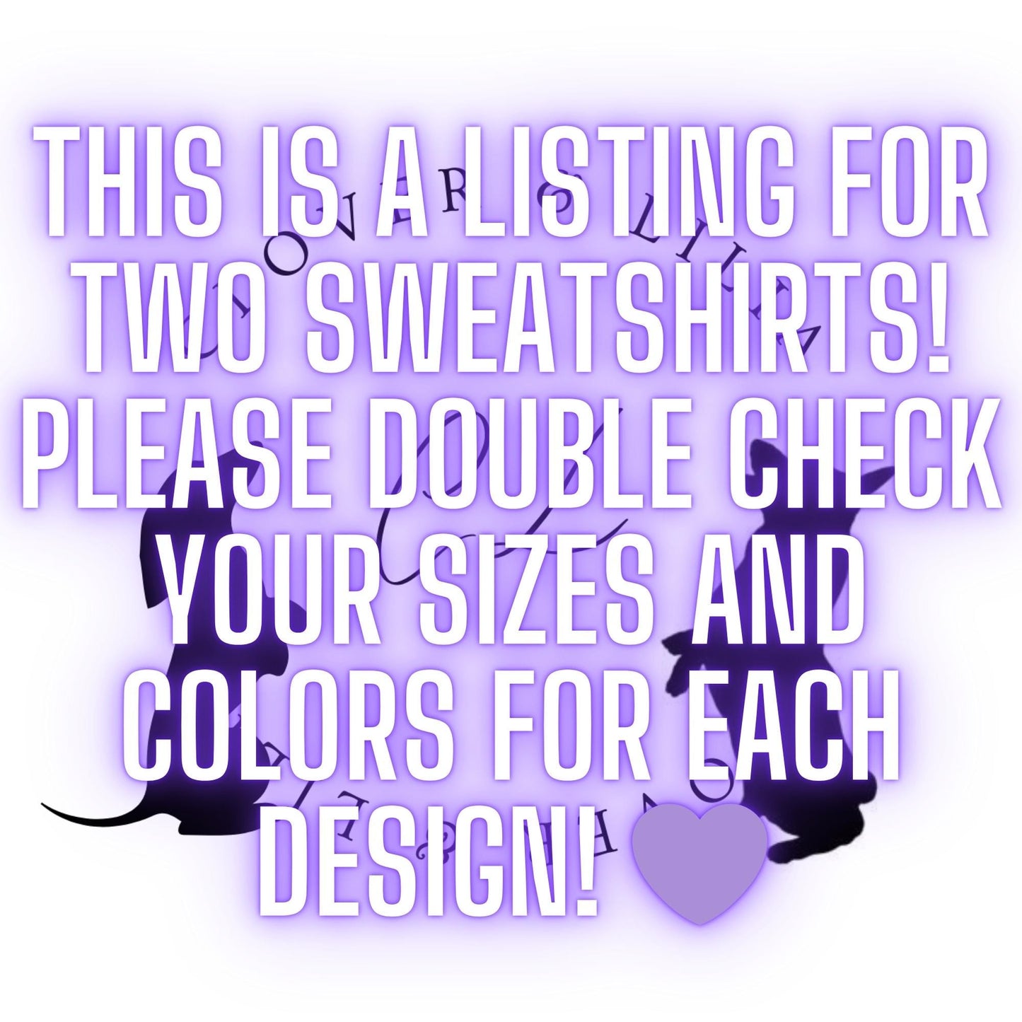 PM05 | Couples Embroidered Anime Sweatshirt | Embroidered Anime Sweatshirt | His and Hers Sweatshirt | Them and Theirs Sweatshirt |